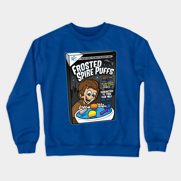 Frosted Spire Puffs Crewneck Sweatshirt by The Skipper Store